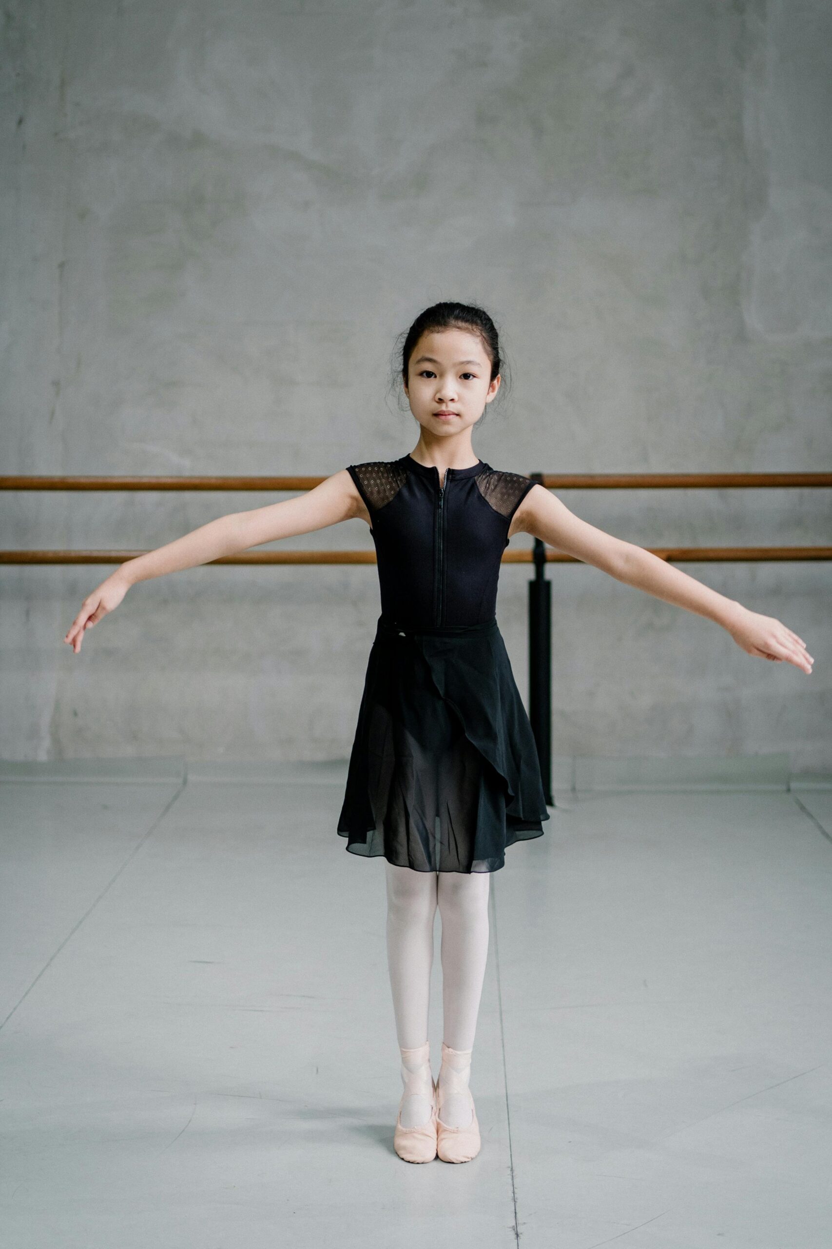 Malla negra ballet