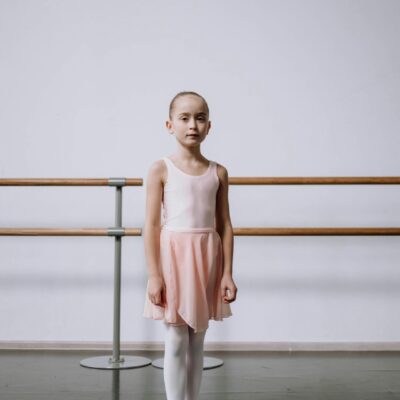 Malla de ballet rosa